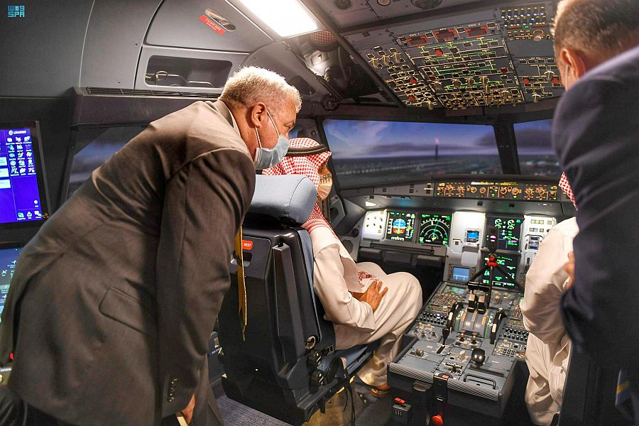 أكاديمية الأمير سلطان تدشن الجهاز التشبيهي لطائرة إيرباص 320