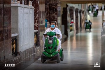 3000 عربة كهربائية تخدم حجاج بيت الله الحرام
