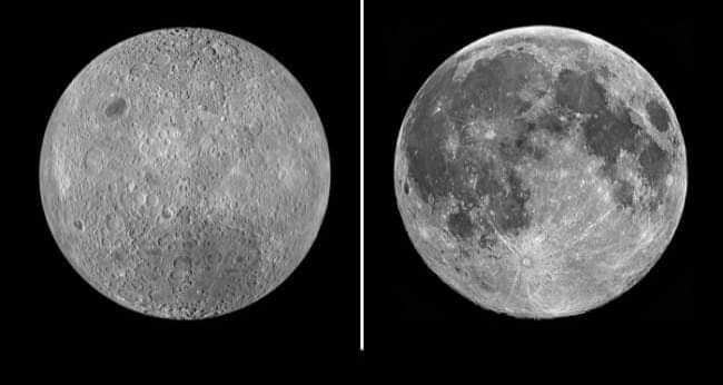 فلكية جدة: جانب القمر القريب أكثر ظلمة من البعيد