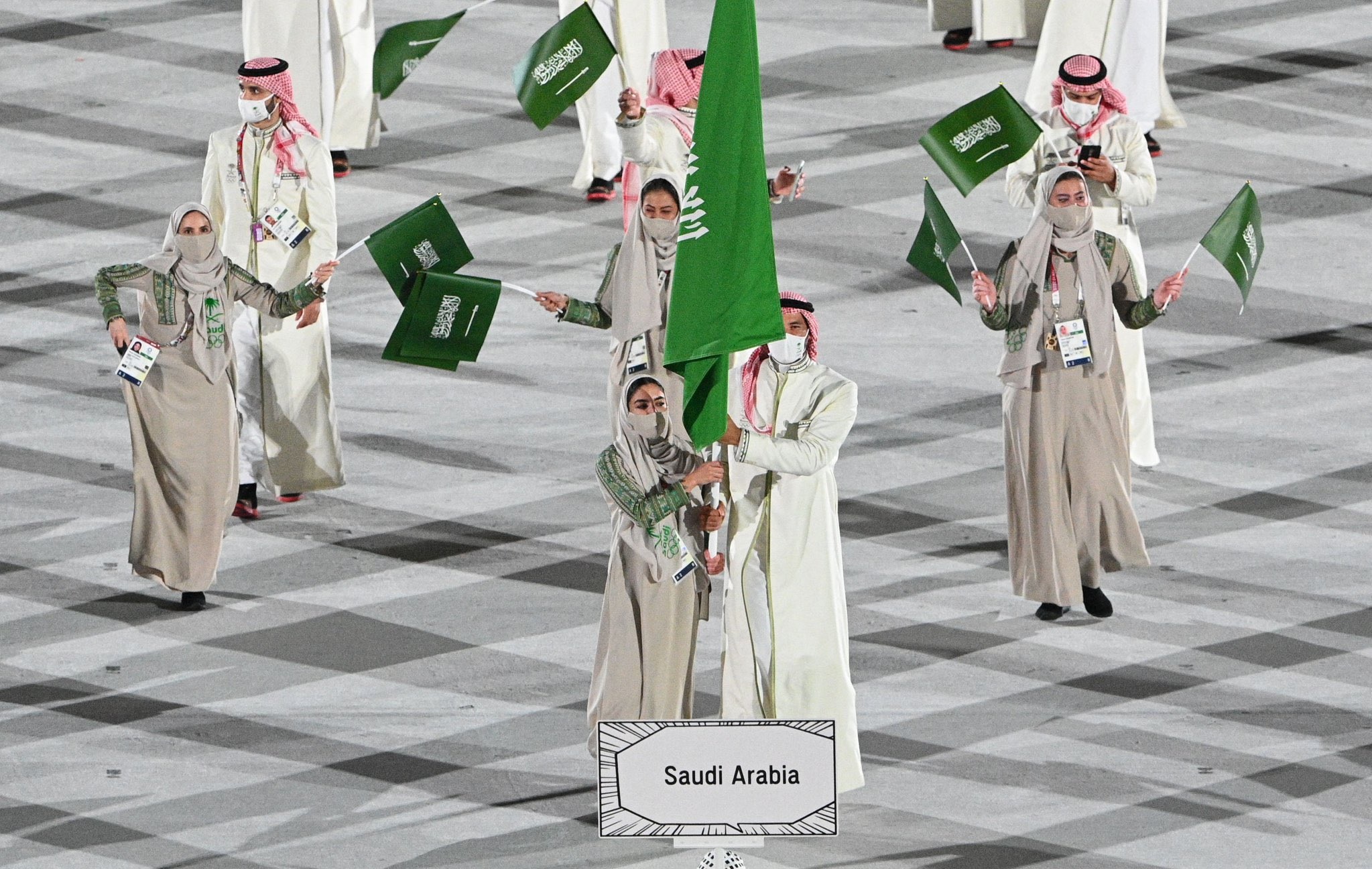 أكبر بعثة سعودية تُزين افتتاح طوكيو 2020
