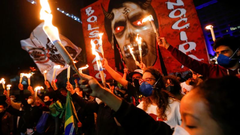 احتجاجات في البرازيل تطالب بتنحي الرئيس جاير بولسونارو