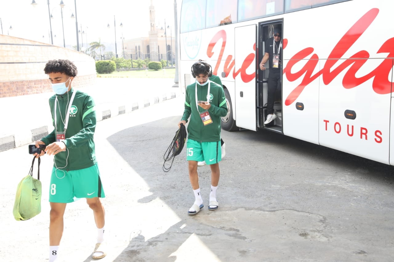 الأخضر يصل ملعب نهائي كأس العرب