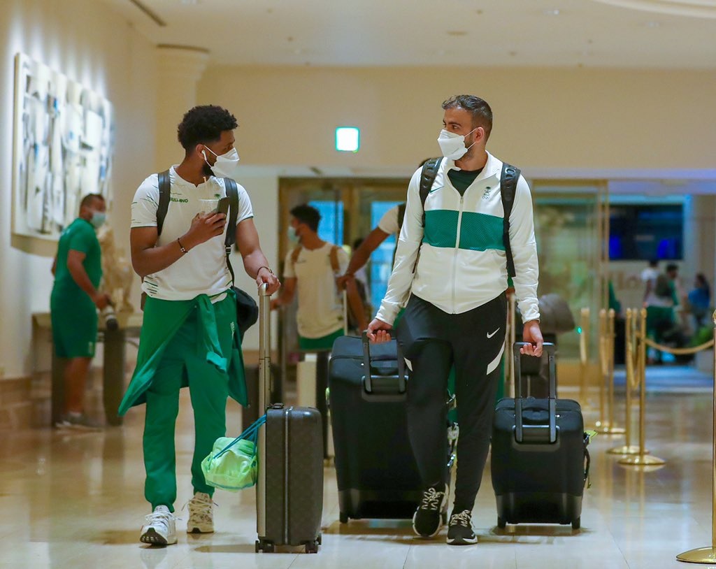 المنتخب السعودي يصل طوكيو