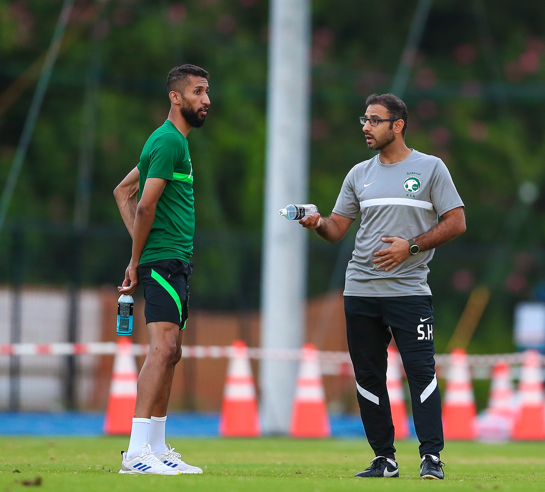 المنتخب السعودي يستعد لمواجهة البرازيل