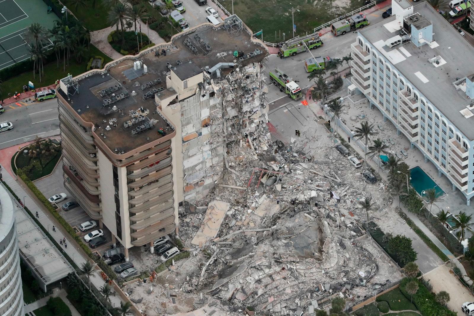 ارتفاع عدد القتلى في انهيار المبنى السكني في فلوريدا إلى 86