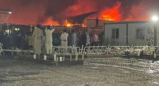 قصص مروعة من حريق مستشفى كورونا في العراق