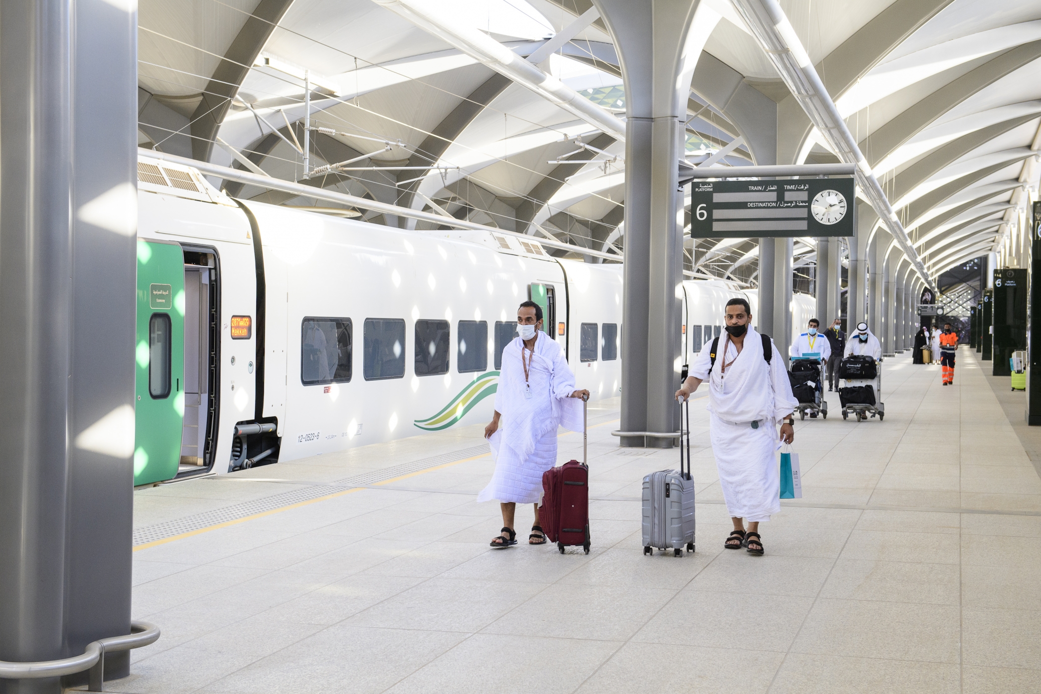 26 رحلة يوميًا لـ قطار الحرمين من مطار الملك عبدالعزيز