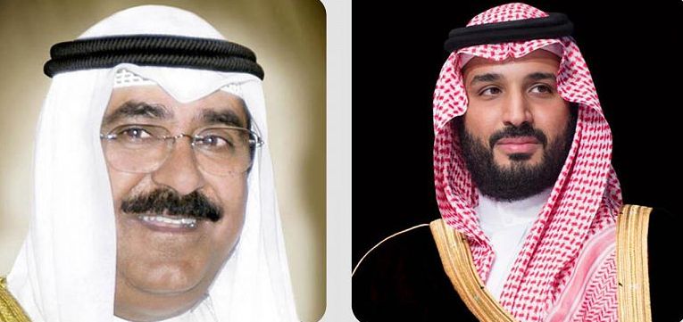 الأمير محمد بن سلمان يعزي ولي عهد الكويت في وفاة الشيخ علي فهد السالم المبارك الصباح