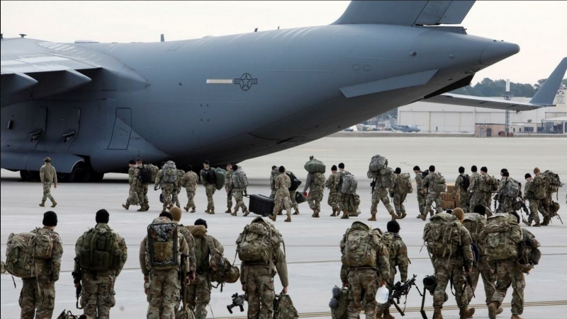 العثور على بقايا بشرية بعجلة طائرة عسكرية قادمة من كابل