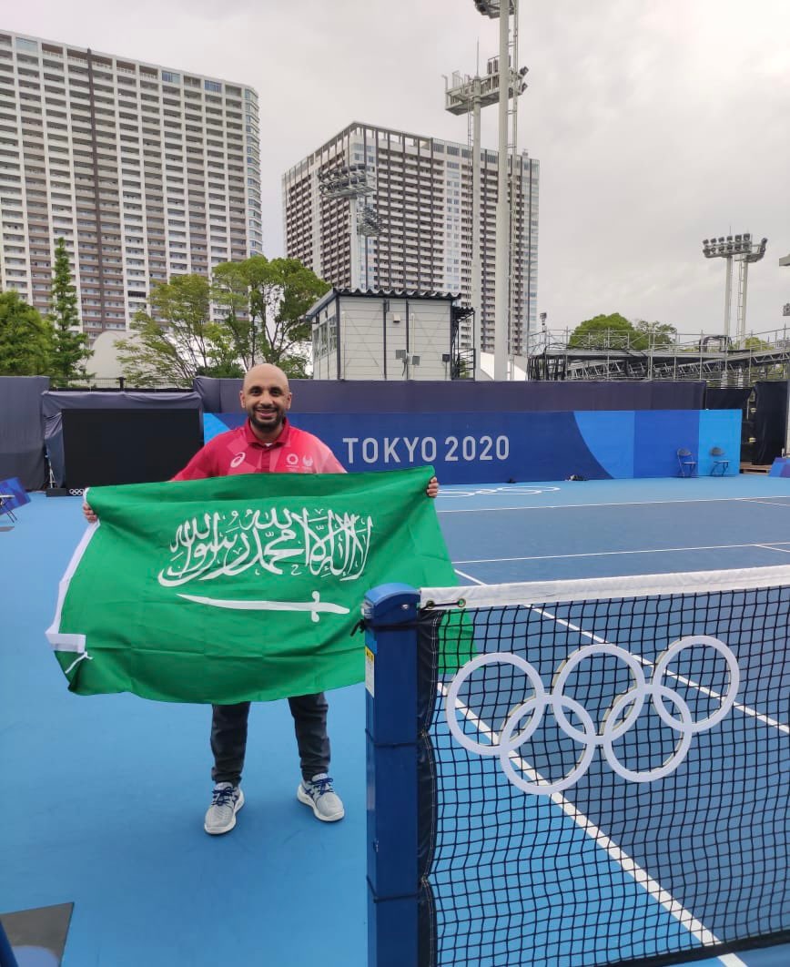 جاسم عقاقة أول حكم تنس سعودي في تاريخ الأولمبياد