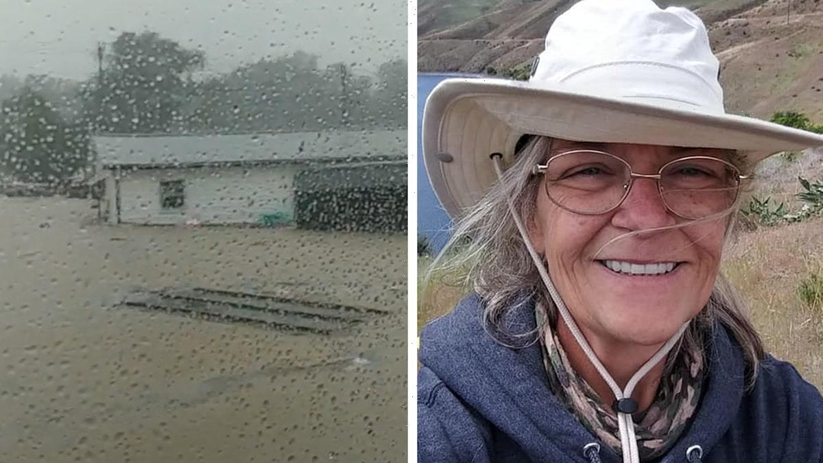 لحظة صادمة لمسنة أمريكية تسجل آخر لحظاتها قبل أن تجتاحها الفيضانات