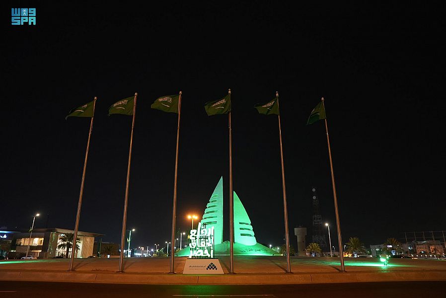 50 مجسمًا جماليًا يزين جيزان في احتفالية اليوم الوطني الـ 91