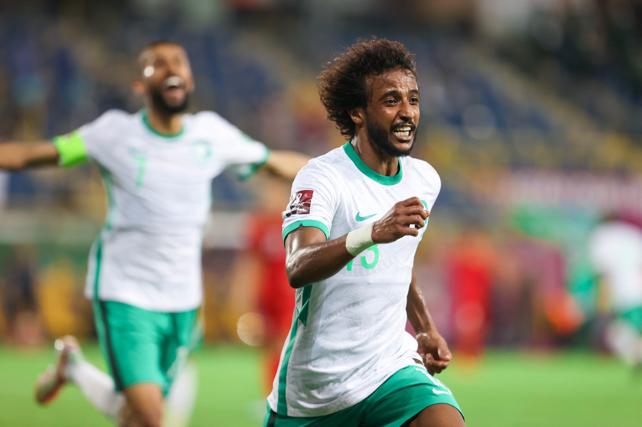 ياسر الشهراني والشهري يضيفان هدفين لـ المنتخب السعودي