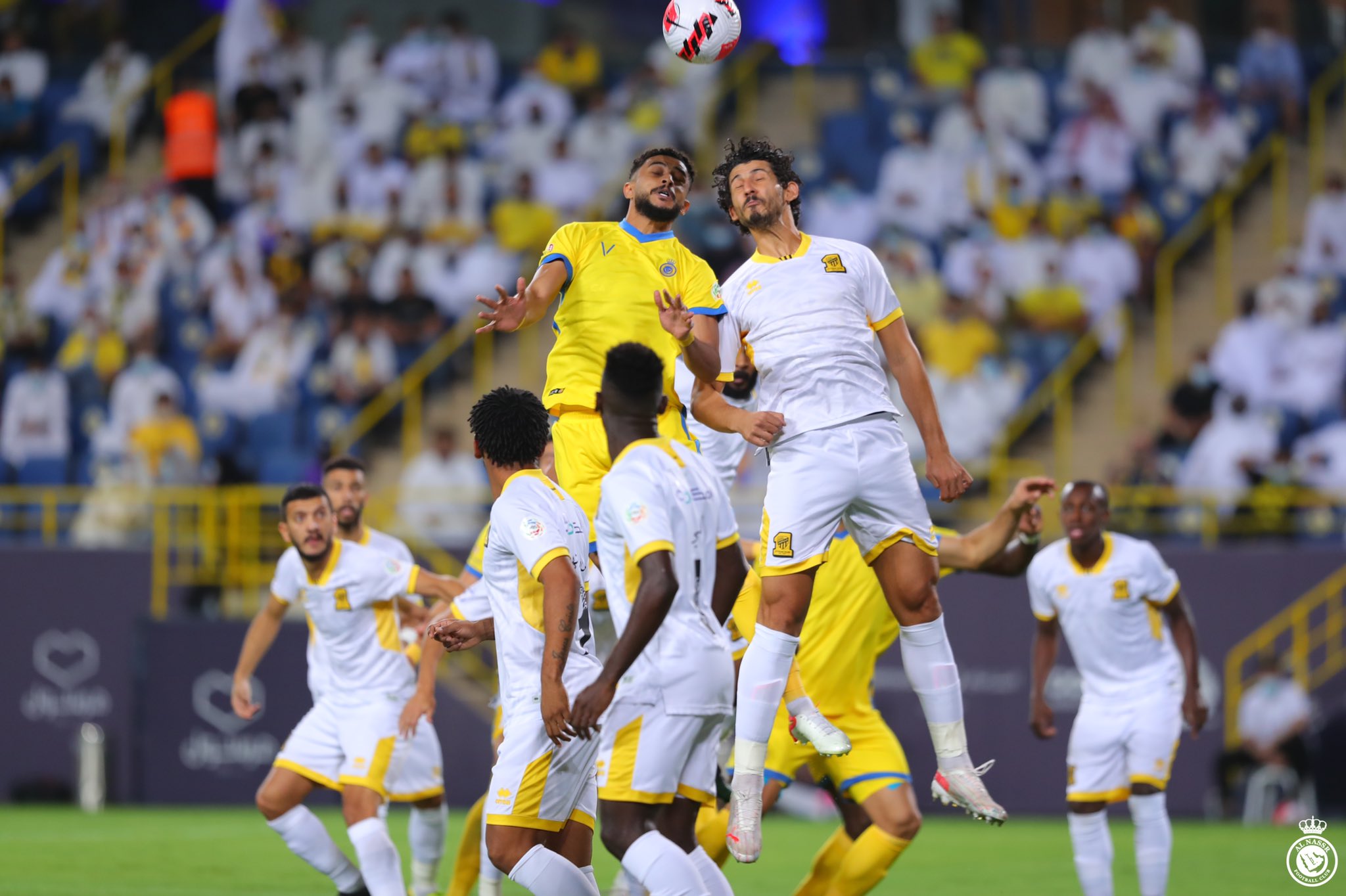 تعادل إيجابي بين النصر والاتحاد في الشوط الأول