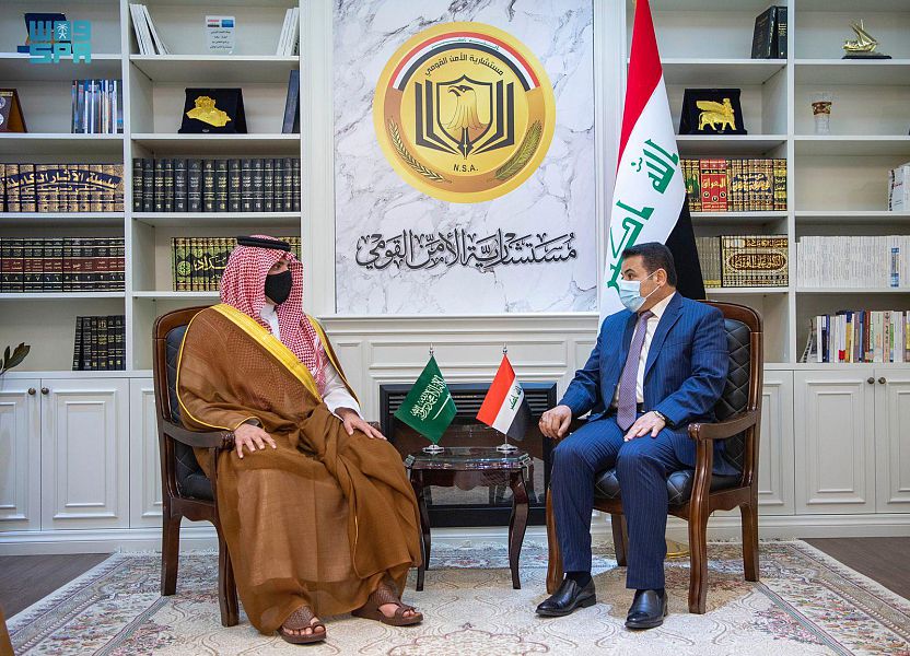 عبدالعزيز بن سعود يعقد جلسة مباحثات رسمية مع نظيره العراقي لبحث سبل التعاون