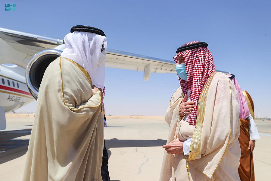 الخريجي يستقبل وزيري خارجية البحرين والكويت 