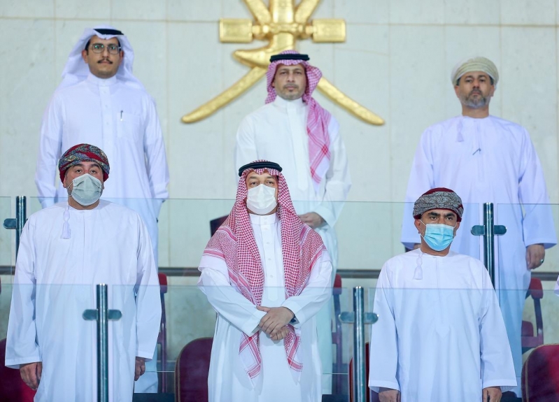 ياسر المسحل في مباراة السعودية وعمان