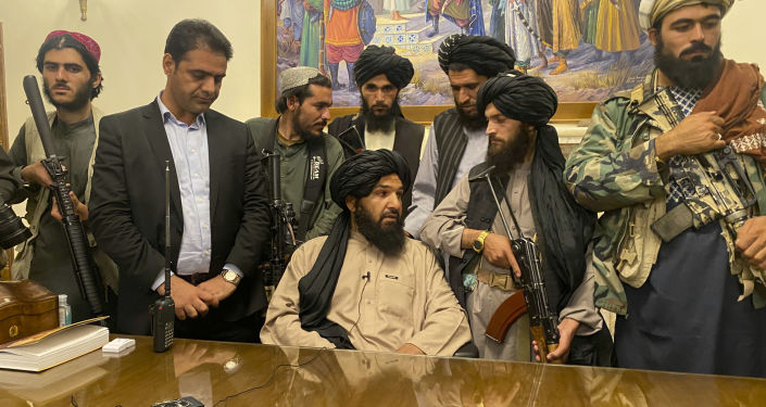 صورة أول ظهور علني لزعيم حركة طالبان هبة الله أخوند زاده