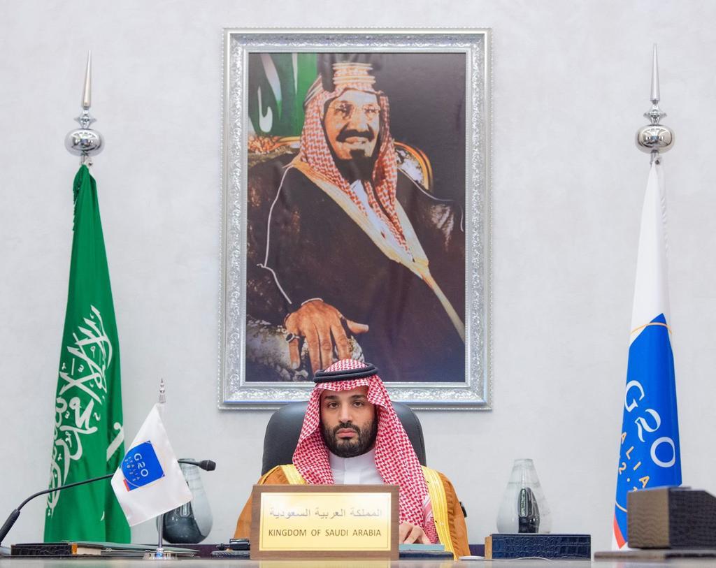 محمد بن سلمان خلال مشاركته في قمة مجموعة العشرين