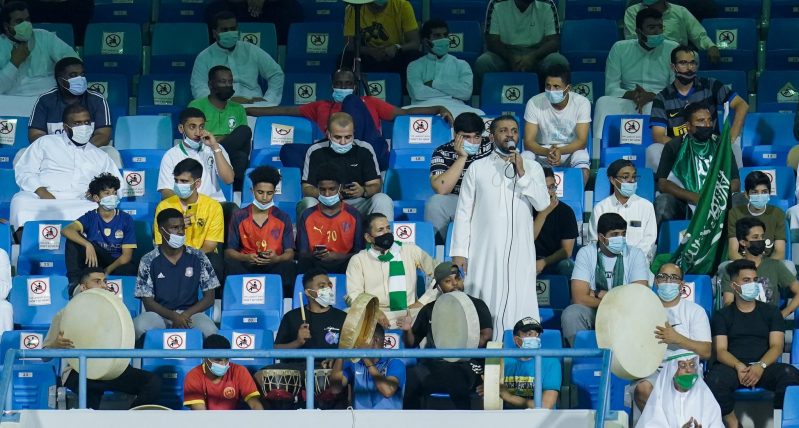 الجماهير السعودية مع الأخضر الأولمبي