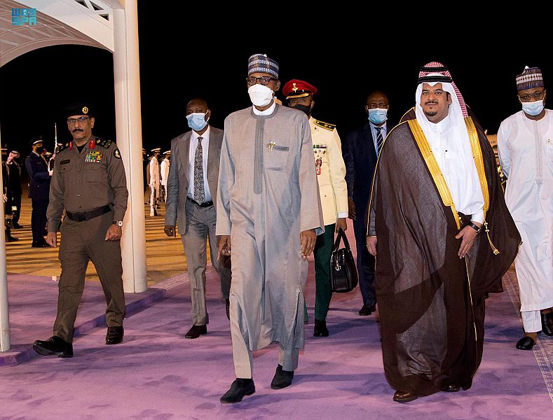 رئيس نيجيريا يصل الرياض