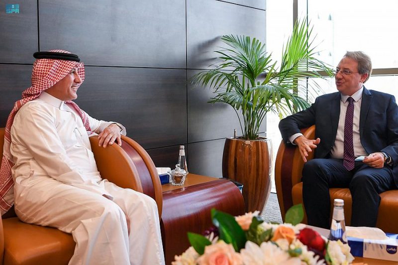 رئيس واس يبحث التعاون الإعلامي مع السفير الفرنسي