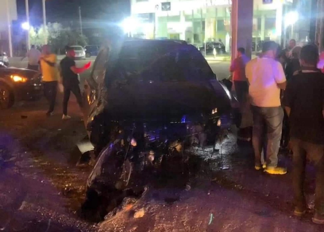 لقطات توثق تهشم سيارة وائل كفوري بعد حادث مروع