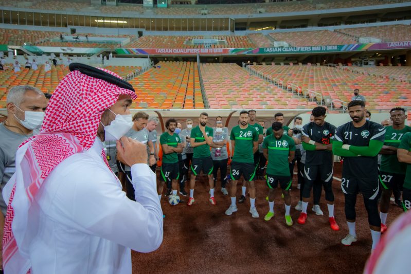 عبدالعزيز بن تركي الفيصل مع المنتخب السعودي