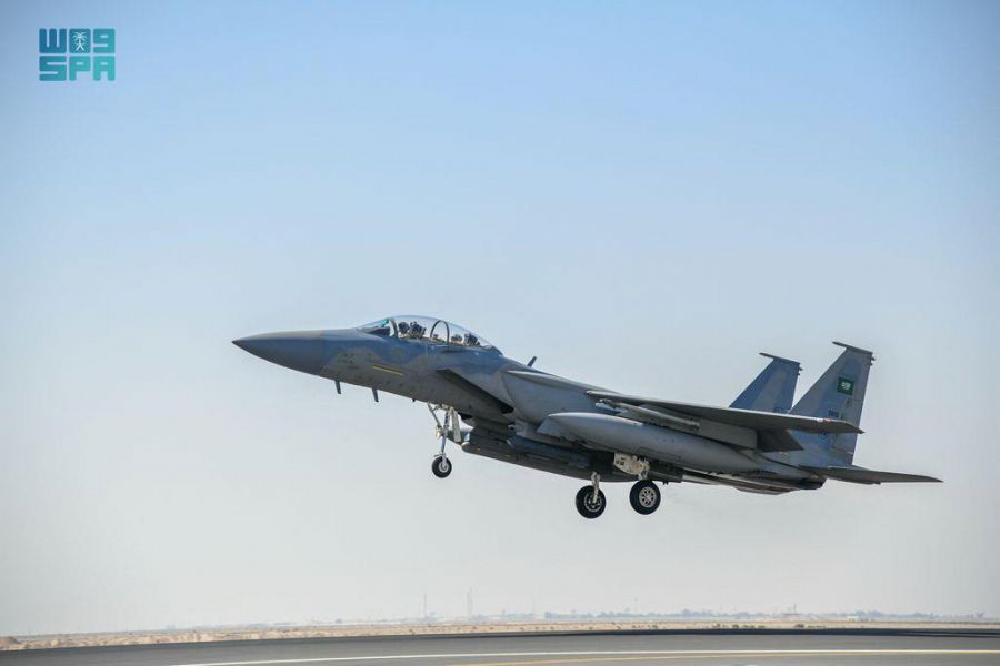 مهارات قتالية للقوات السعودية بتمرين مركز الحرب الجوي الصاروخي