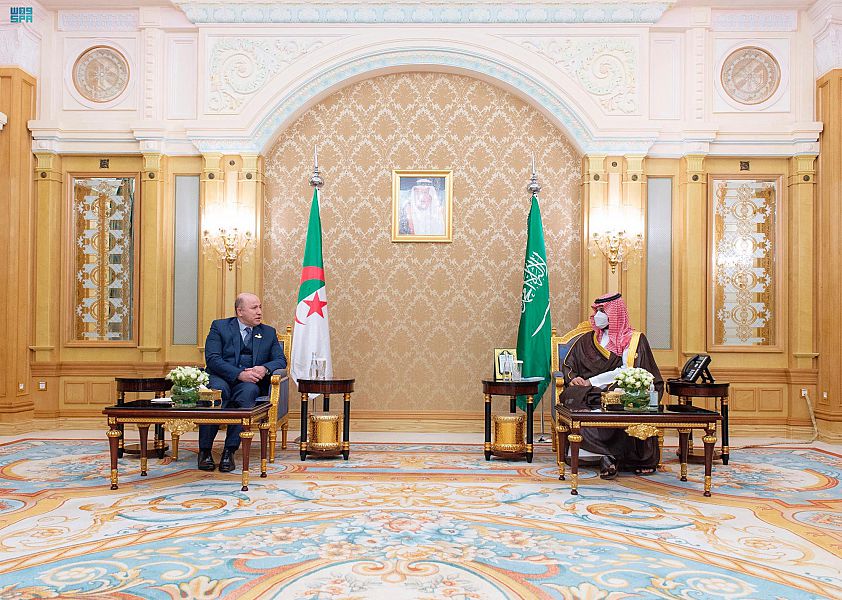 محمد بن سلمان يبحث مبادرات السعودية الخضراء مع وزير المالية الجزائري