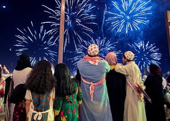 الألعاب النارية تزيّن سماء العاصمة في موسم الرياض 2021 - المواطن