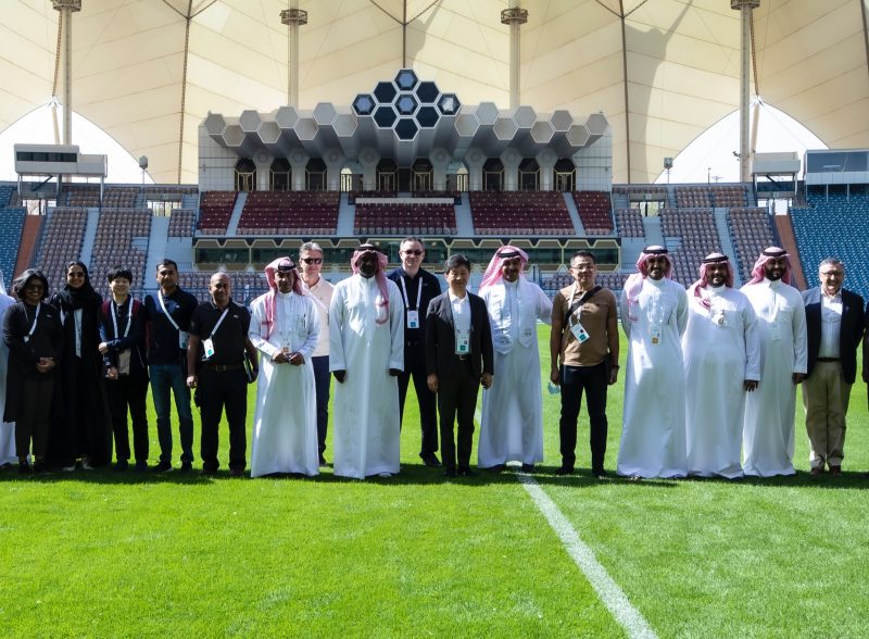 زيارة الوفد الآسيوي لـ الرياض - ملعب الملك فهد الدولي