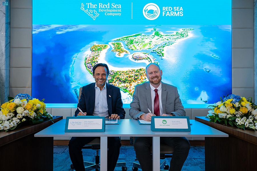 اتفاقية لـ البحر الأحمر لإنشاء مصدر مستدام للمواد الغذائية من ضوء الشمس