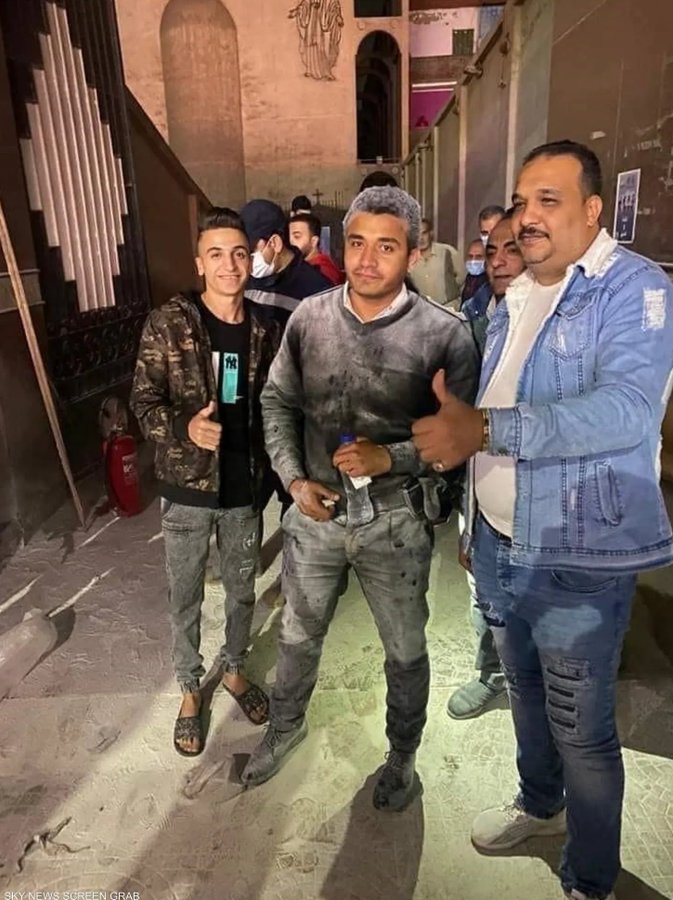 شجاعة ضابط مصري تنقذ كنيسة من حريق مؤكد