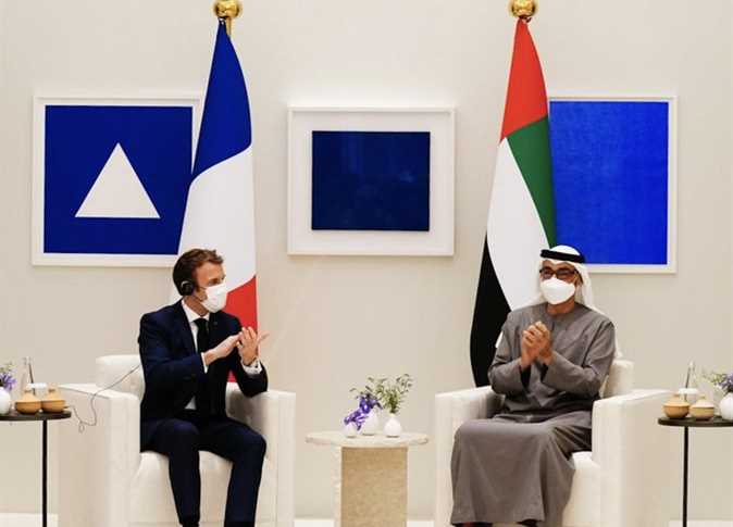 ولي عهد أبو ظبي يلتقي الرئيس الفرنسي