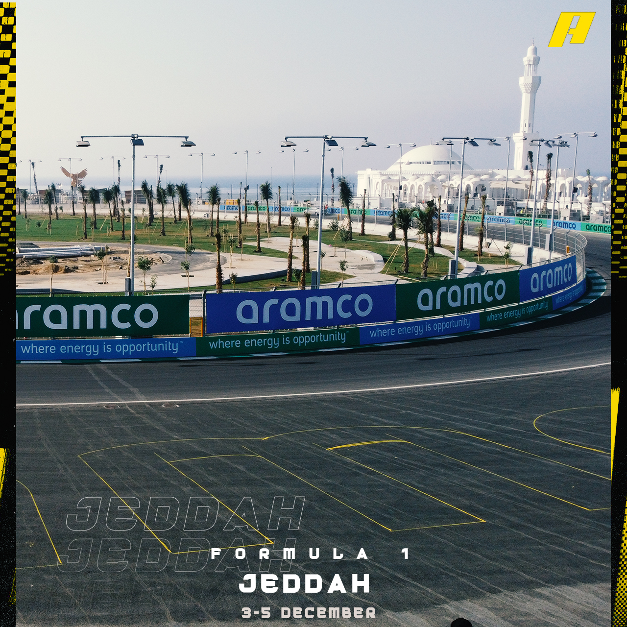 جاهزية حلبة كورنيش جدة لاستقبال السباق الأسرع بـ فورمولا 1