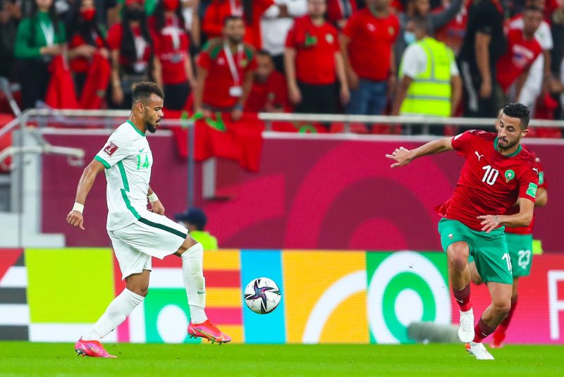 مباراة السعودية والمغرب