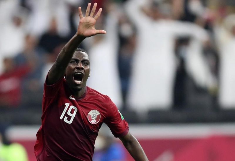 المعز علي لاعب منتخب قطر