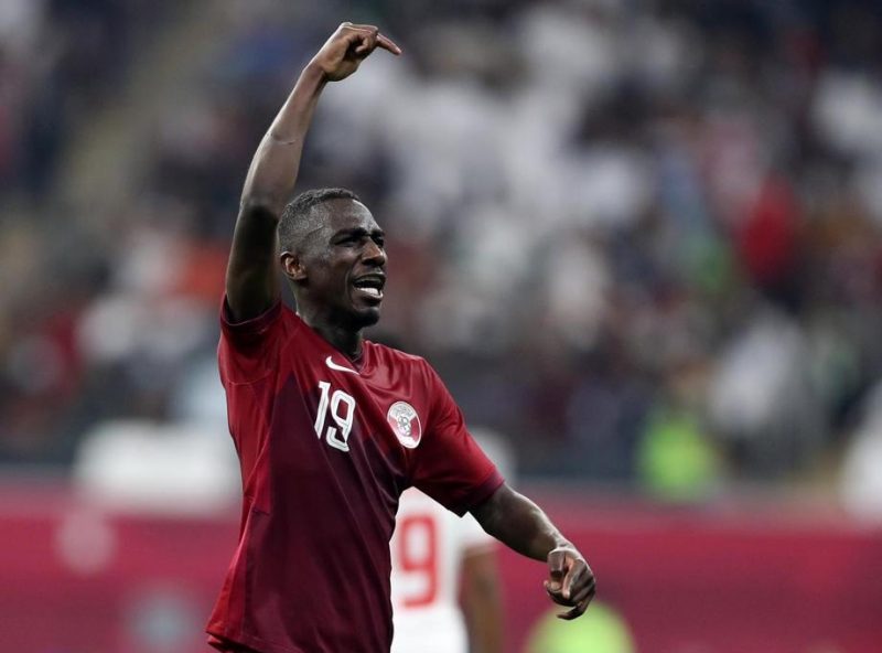 المعز علي لاعب منتخب قطر