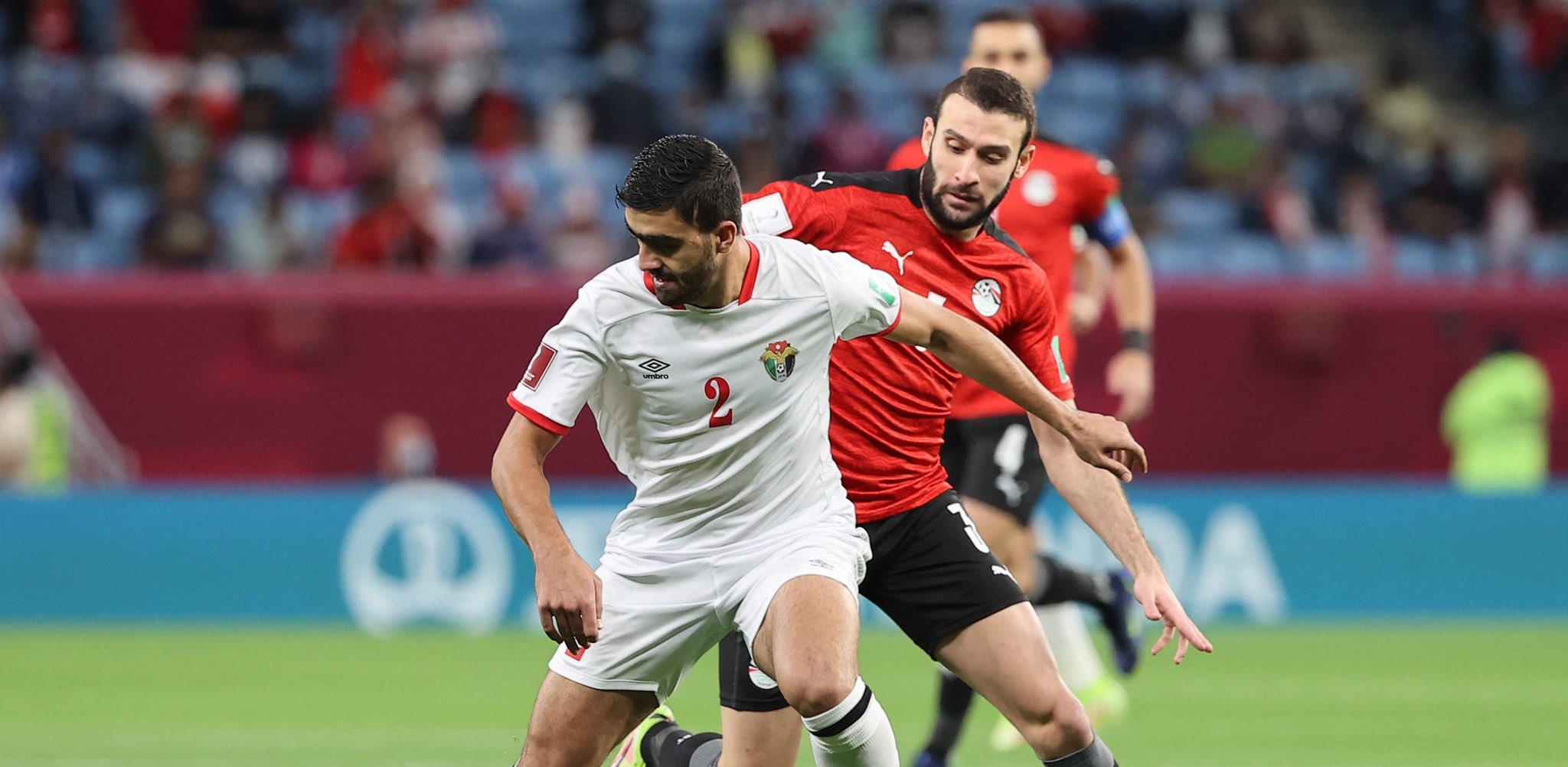 التعادل الإيجابي يحسم الشوط الأول لـ مباراة مصر والأردن