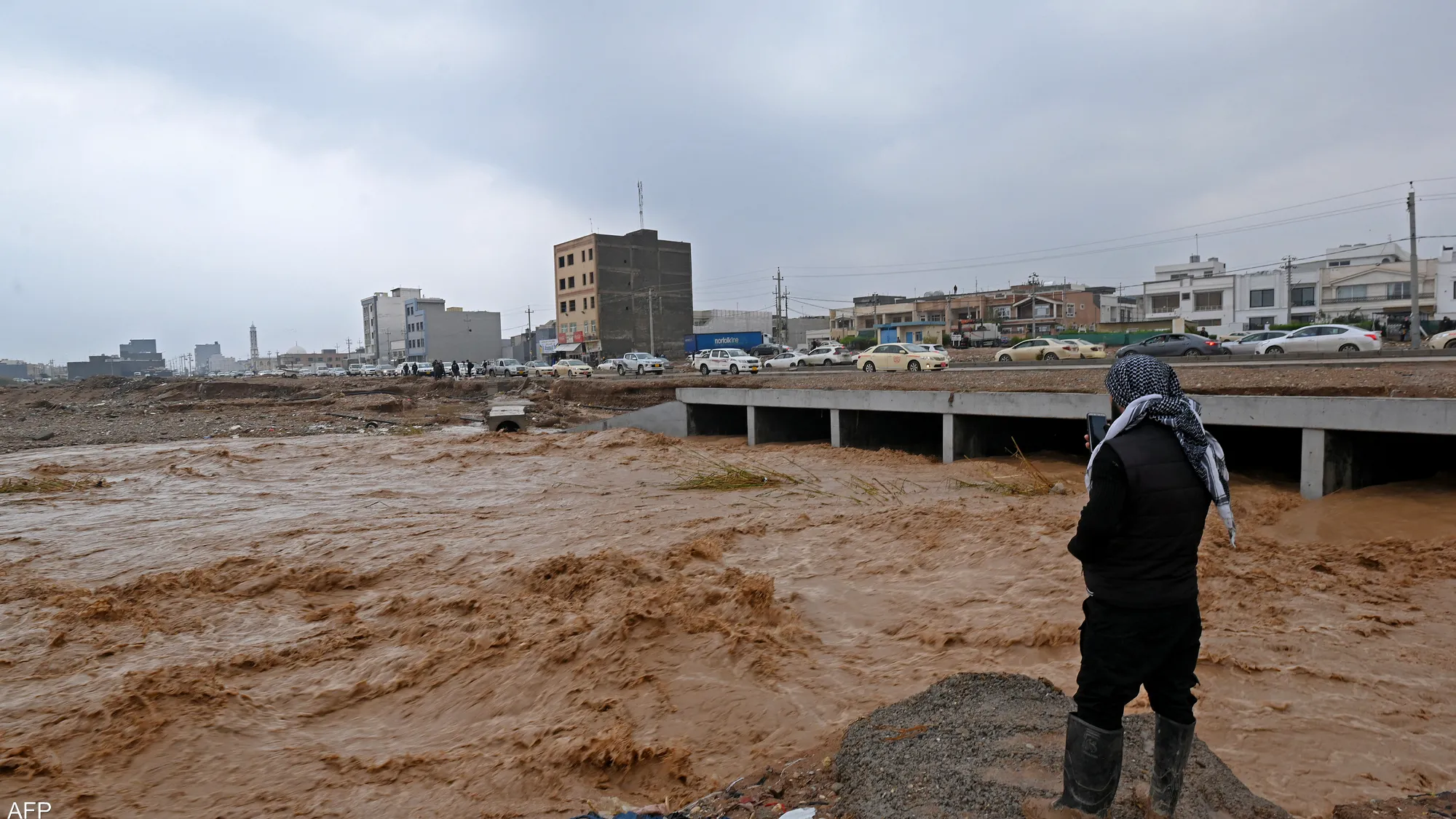 أربيل تغرقها الفيضانات والأسوأ خلال يومين