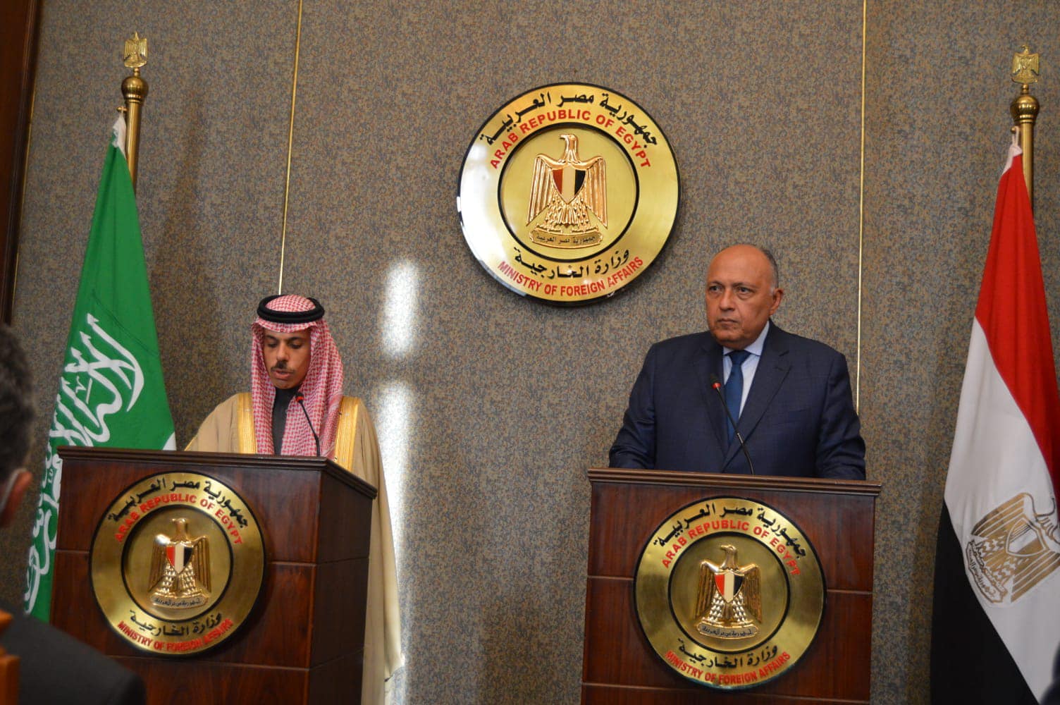 وزير الخارجية : تنسيق التعاون بين المملكة ومصر لمكافحة الإرهاب