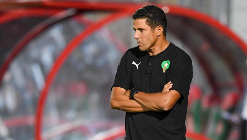 الحسين عموتة مدرب المغرب في كأس العرب