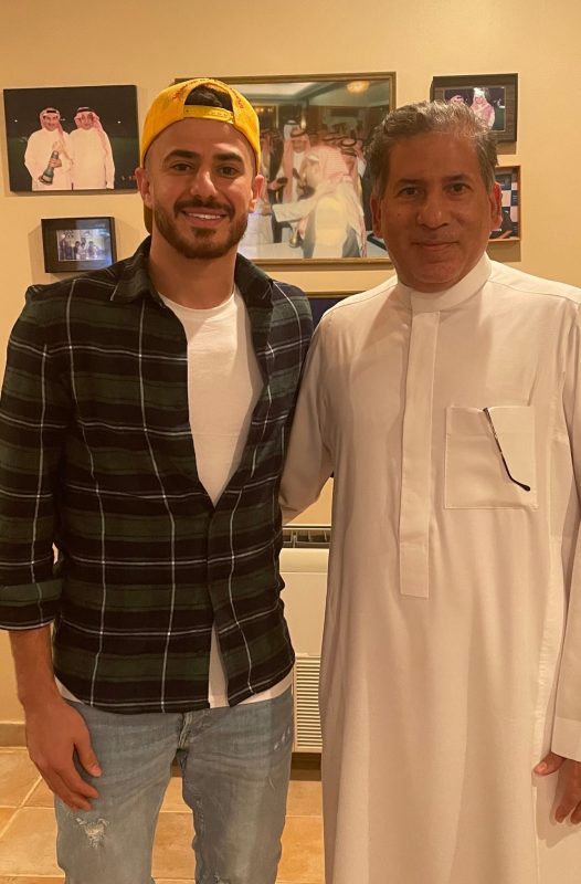 محمود حمدي الونش مع وضاح بخش