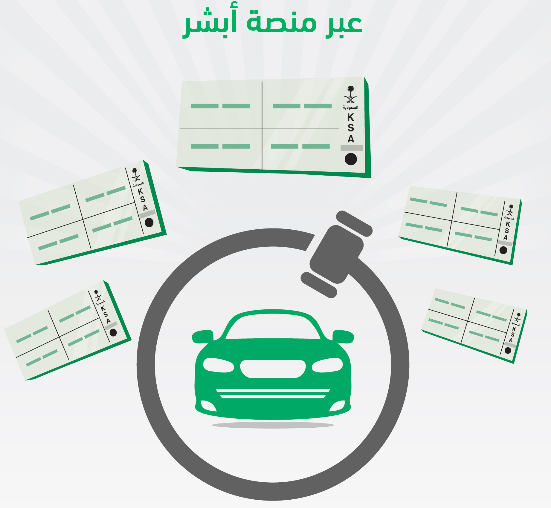 اليوم.. المرور يطرح مزاد اللوحات الإلكتروني عبر منصة أبشر