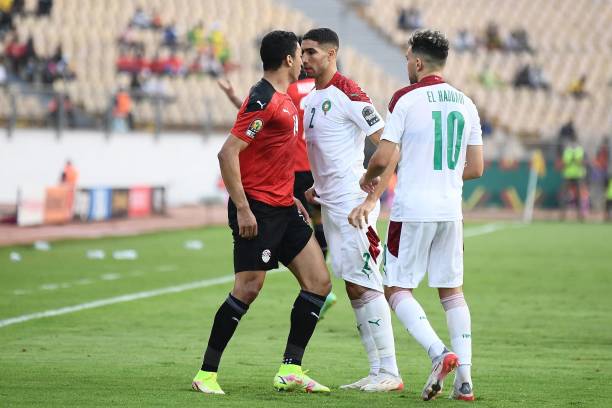 اعتداء بالصفع بعد مباراة مصر والمغرب