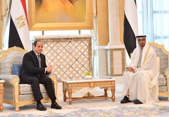 السيسي: ندعم ما تتخذه الإمارات من إجراءات ضد الإرهاب الحوثي