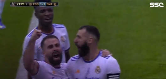 بنزيما يضع ريال مدريد في المقدمة بالهدف الثاني
