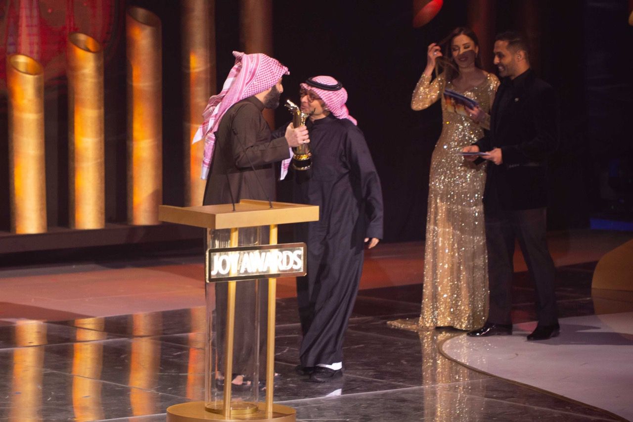 عبدالمجيد عبدالله يحصد جائزة صناع الترفيه الفخرية