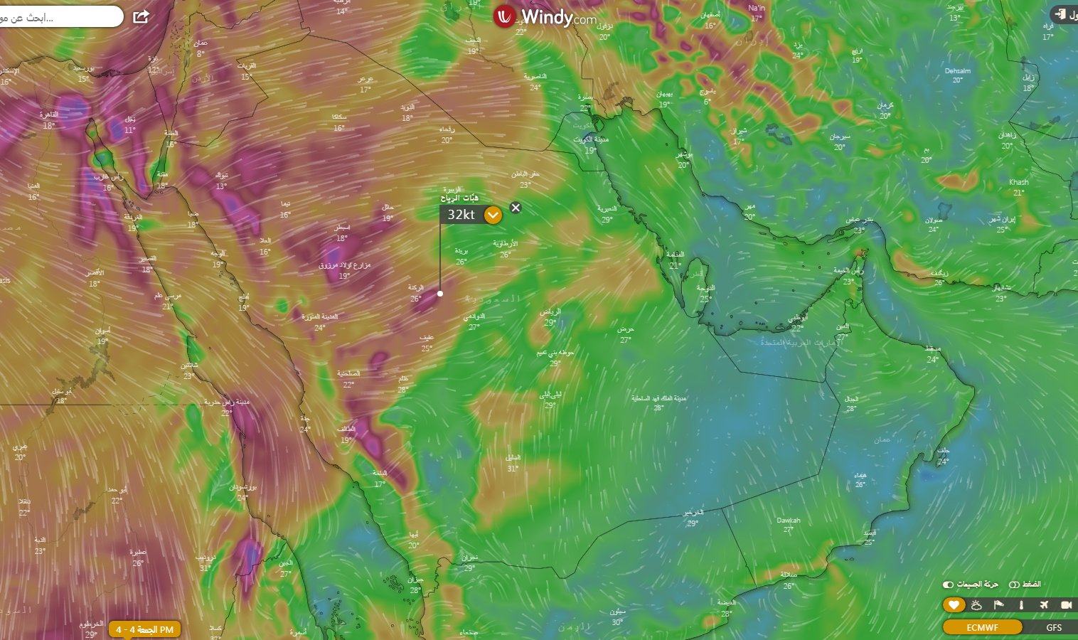 الحصيني: موجة برد ورياح مغبرة غدًا وأمطار على معظم المناطق